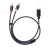 Nexusway適用Apple 11/7/8/xr iPad Tabu lett RAC紅白双蓮の花音響機能DV接続ラインApple RAC双蓮の花線1.8メトル